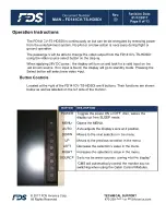 Preview for 8 page of FDS FD141CV-TS-HDSDI Installation And Operation Manual