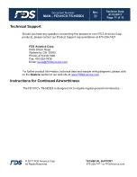 Preview for 11 page of FDS FD141CV-TS-HDSDI Installation And Operation Manual