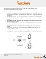 Предварительный просмотр 26 страницы Feather F-CF-Power Owner'S Manual