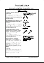 Preview for 2 page of feather&black Salcombe Assembly Instruction Manual