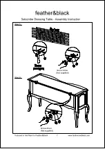 Preview for 7 page of feather&black Salcombe Assembly Instruction Manual