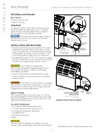 Preview for 17 page of Feel Good mr. steam MS90E Installation, Operation And Maintenance Manual