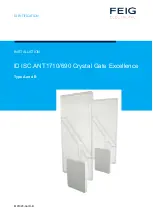 Preview for 3 page of Feig Electronic ID ISC.ANT1710/690 Crystal Gate Excellence... Installation Manual