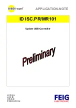 Feig Electronic OBID i-scan ID ISC.PR101 Application Note предпросмотр