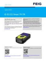 FEIG ID ECCO Smart 2D-TR Quick Start предпросмотр