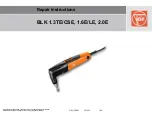 Fein BLK1.3TE Repair Instructions preview