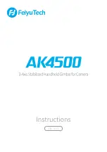 Preview for 1 page of FEIYUTECH AK4500 Instructions Manual