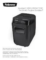 Fellowes AutoMax AutoMax 200C Instructions Manual preview
