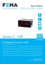 Fema Electronica V Series User Manual preview