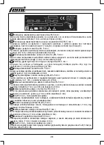 Предварительный просмотр 26 страницы Femi 732 User Manual