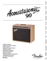 Fender 90 Owner'S Manual предпросмотр