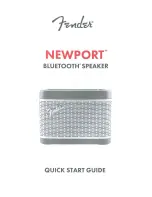 Предварительный просмотр 1 страницы Fender NEWPORT Quick Start Manual