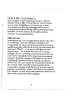 Preview for 9 page of Fender P-Bass 27-6100 User Manual