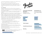 Preview for 8 page of Fender Teufel ROCKSTER CROSS Manual