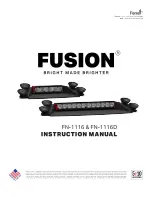 Feniex FUSION FN-1116 Instruction Manual preview