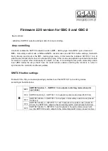 G-Lab GSC-3 Firmware Instructions предпросмотр