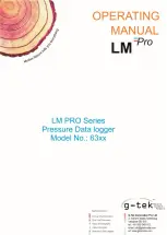 G-Tek LM Pro 63 Series Operating Manual preview