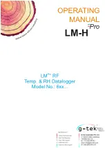 G-Tek LM Pro RF Operating Manual preview