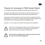 Preview for 4 page of G-Tide S1 User Manual