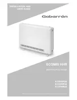 Gabarron Ecombi HHR Series Installation And User Manual preview