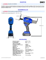 Предварительный просмотр 4 страницы Gage Bilt GB107 Series Instructions Manual