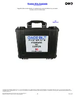 Preview for 20 page of Gage Bilt GB510NAS Instructions Manual