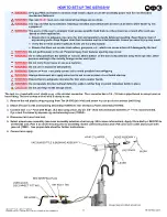 Preview for 8 page of Gage Bilt GB703SHV Instructions Manual