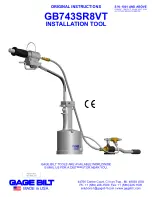 Предварительный просмотр 1 страницы Gage Bilt GB743SR8VT Instructions Manual