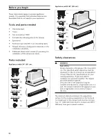 Предварительный просмотр 18 страницы Gaggenau AF210761 Use And Care Manual And Installation Instructions