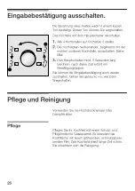 Предварительный просмотр 26 страницы Gaggenau CE 490110 Instruction Manual