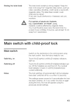 Preview for 43 page of Gaggenau CE 490110 Instruction Manual