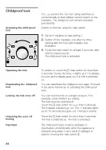 Preview for 44 page of Gaggenau CE 490110 Instruction Manual