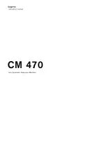 Gaggenau CM470111 Instruction Manual preview