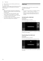 Предварительный просмотр 18 страницы Gaggenau CM470111 Instruction Manual