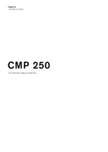 Gaggenau CMP270111+ Instruction Manual предпросмотр