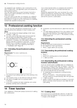 Предварительный просмотр 18 страницы Gaggenau CV2821 1 Series Instructions For Use Manual