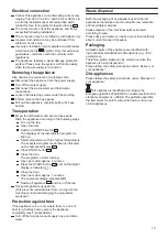 Preview for 19 page of Gaggenau DF 260 Operating Instructions Manual