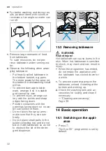 Preview for 32 page of Gaggenau DF211100 Information For Use