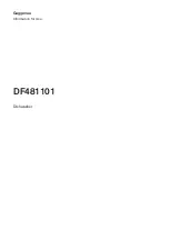 Gaggenau DF481101 Information For Use preview