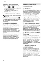 Preview for 20 page of Gaggenau GI 204-130 Operating	 Instruction