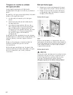 Preview for 40 page of Gaggenau RF 461 Use & Care Manual