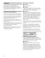 Preview for 6 page of Gaggenau RW 464 Operating Instructions Manual