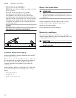 Предварительный просмотр 12 страницы Gaggenau VI 492 611 Installation Instructions Manual