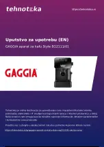 Preview for 1 page of Gaggia Milano ESPRESSO EVOLUTION EG2115 User Manual