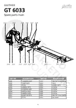 Preview for 6 page of Gaither GT 6033 Instructions Manual