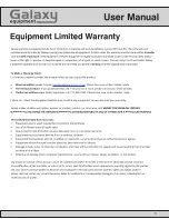 Предварительный просмотр 11 страницы Galaxy Equipment 177P60S User Manual