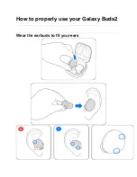 Galaxy Buds2 Quick Start Manual предпросмотр