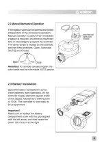 Preview for 4 page of Galcon S Series Installation And Operating Instructions Manual