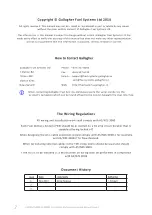 Preview for 2 page of Gallagher APOLLO 3000L Installation And Commissioning Manual