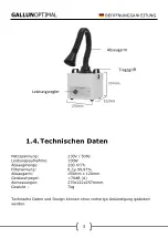 Предварительный просмотр 5 страницы GALLUNOPTIMAL GOLRS100A User Manual